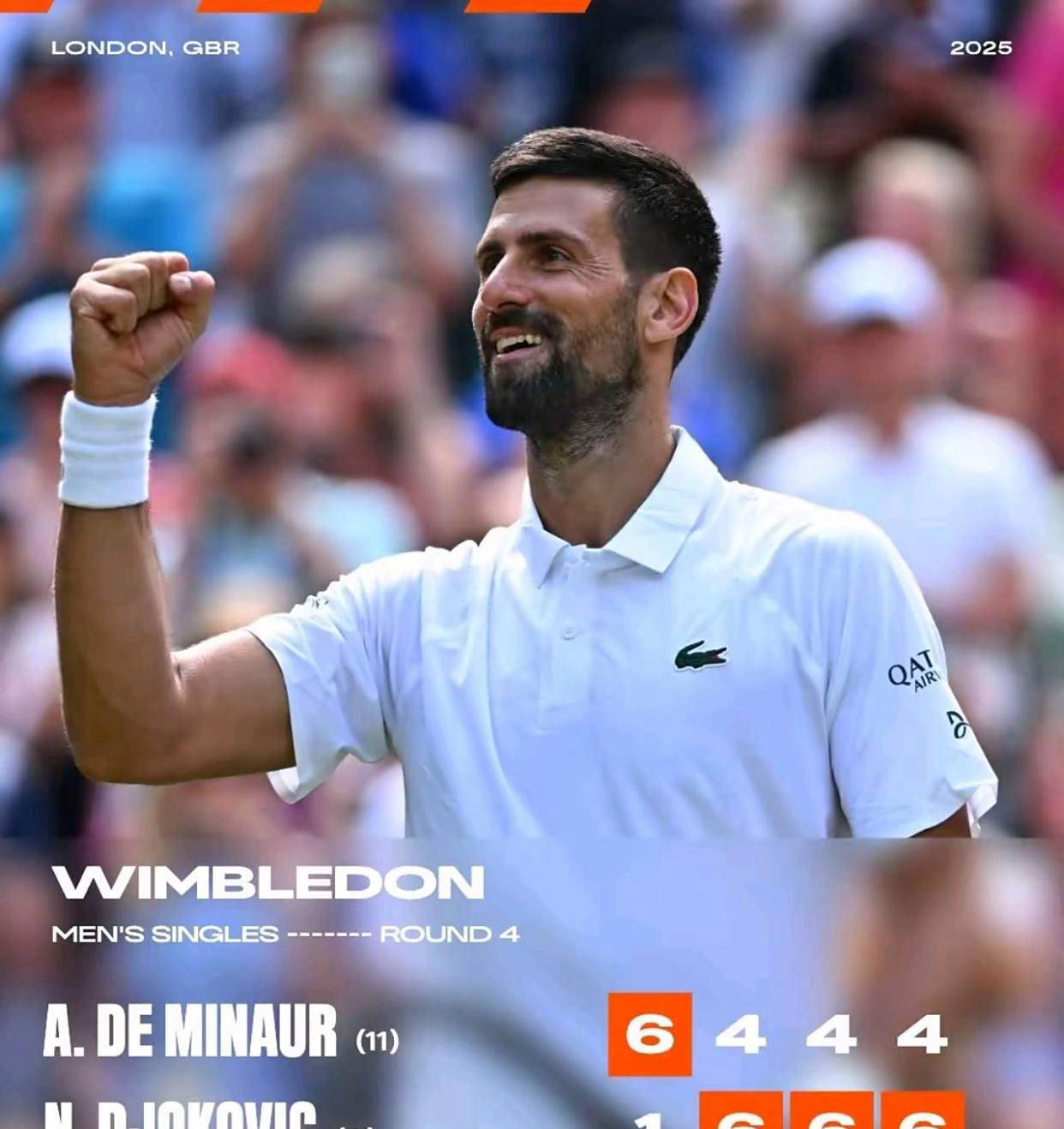 英国网球队强势美国网球队，德约科维奇打破历史纪录