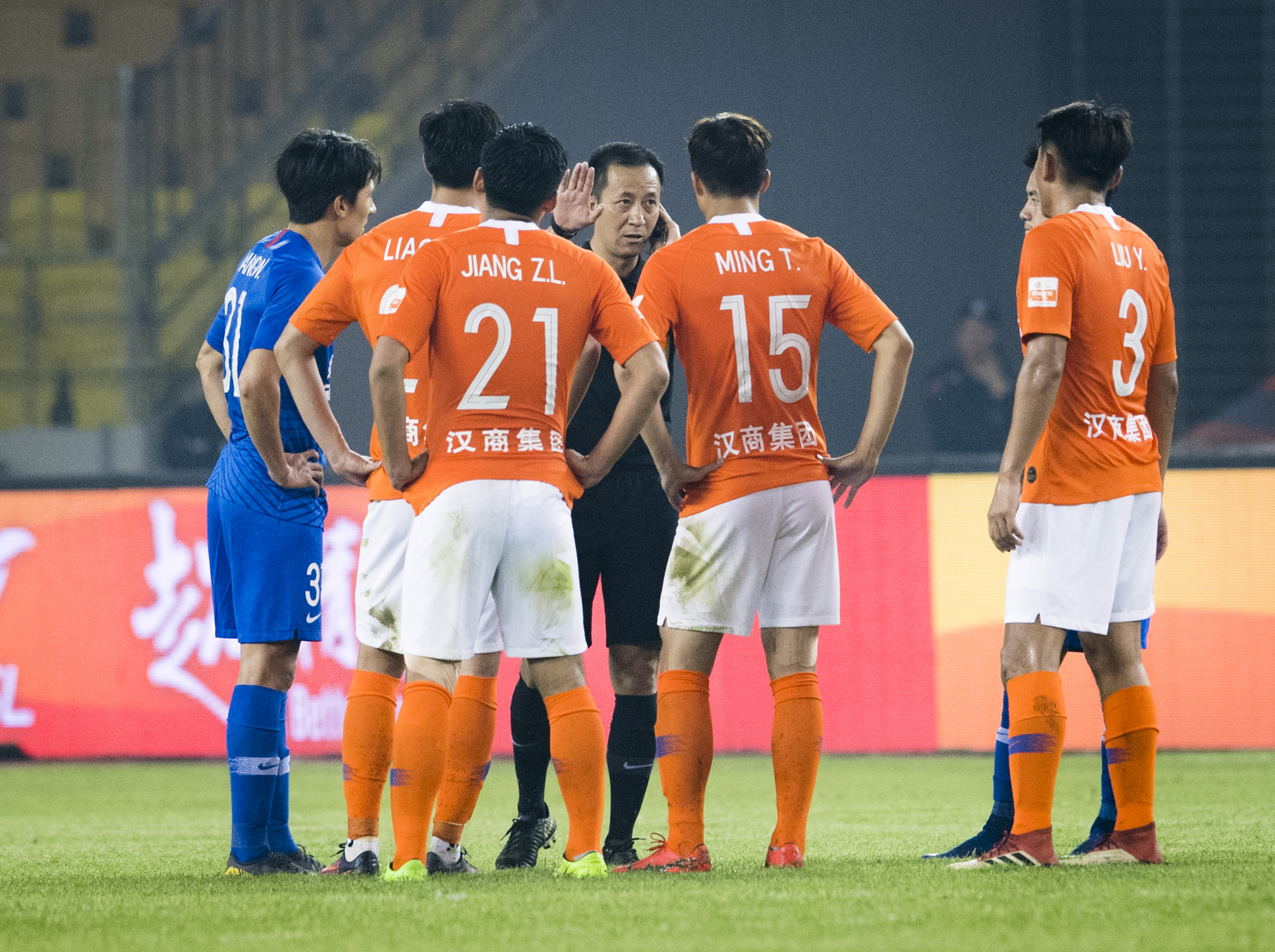 北京国安客场战平武汉卓尔，各取一分